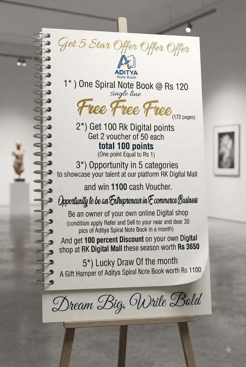 Buy at Rs 240 ( 2 Spiral Note Book ) - Image 4
